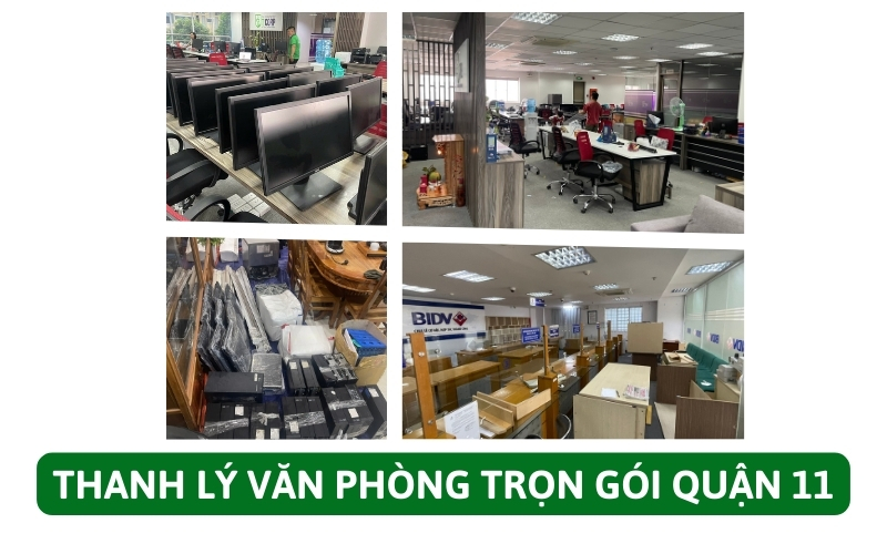 Thanh lý văn phòng trọn gói quận 11