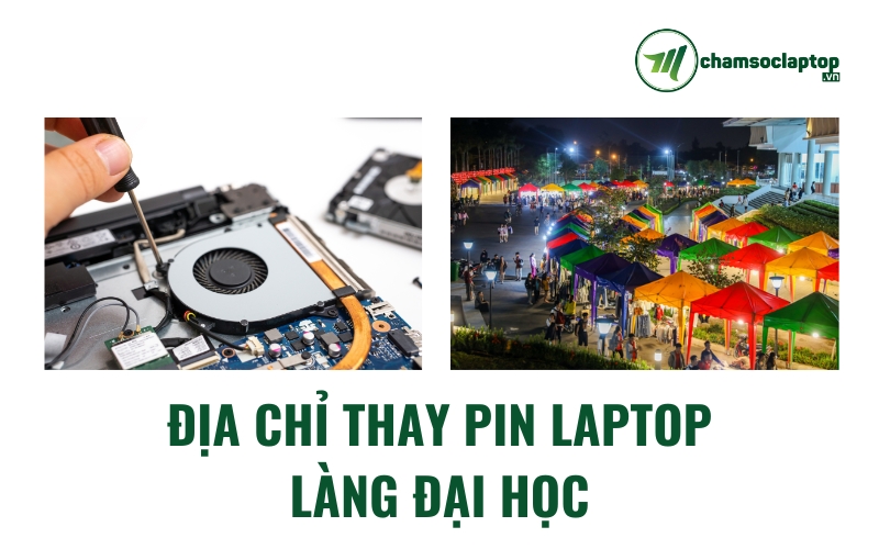 địa chỉ thay Pin Laptop Dĩ An, Bình Dương